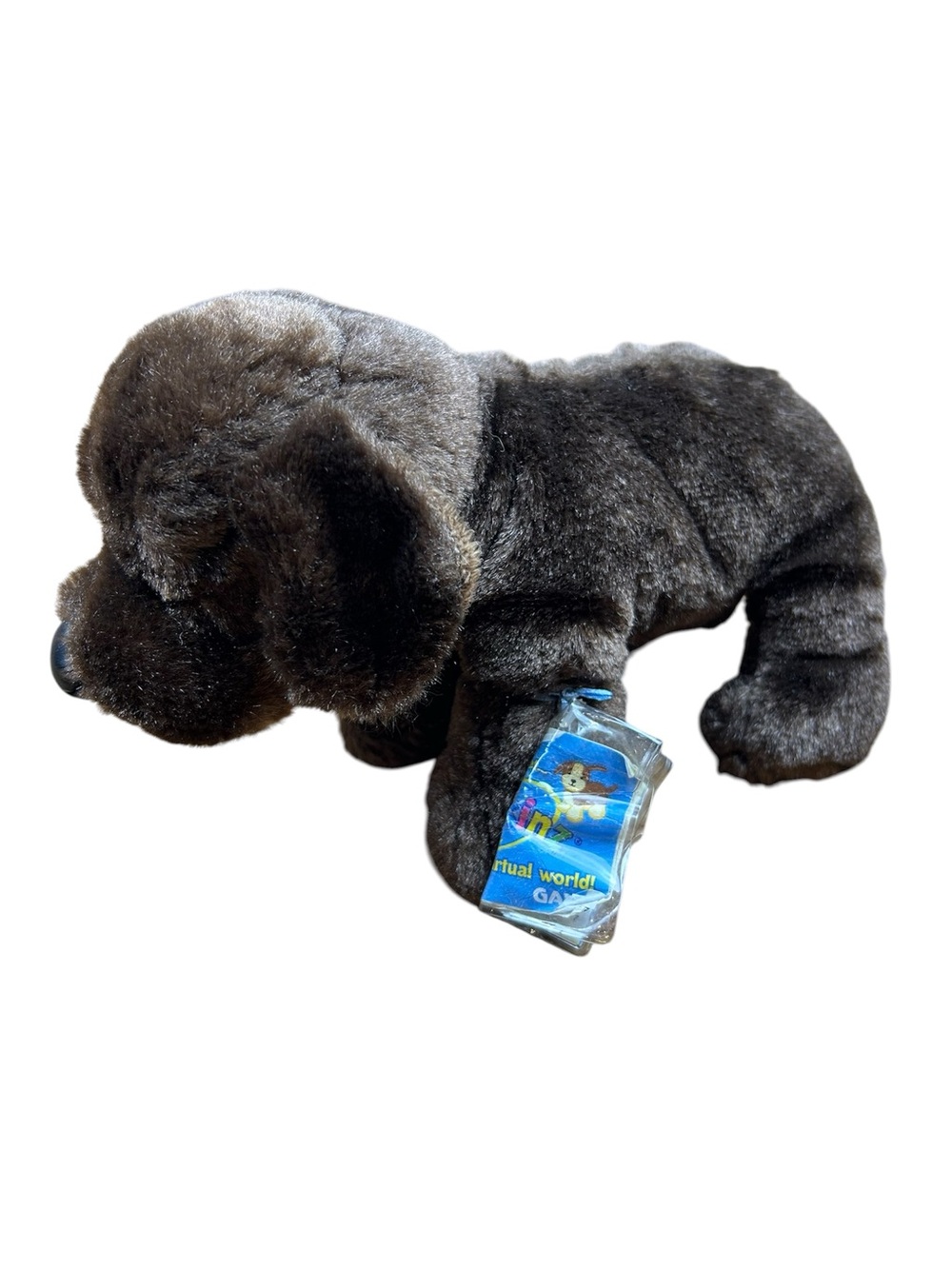 Ganz Webkinz Chocolate Lab HM138 Stuffed Labrador Brown Puppy Dog NWT Sealed Tag